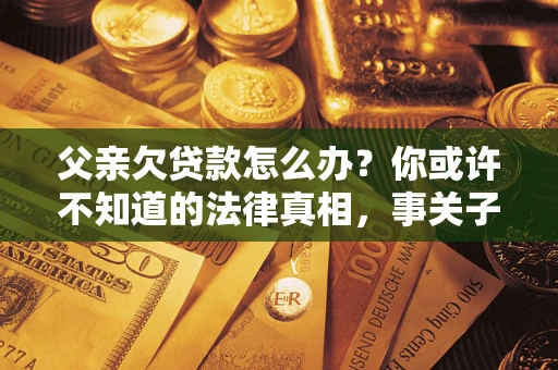 济南父亲欠贷款怎么办？你或许不知道的法律真相，事关子女未来