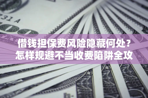 济南借钱担保费风险隐藏何处？怎样规避不当收费陷阱全攻略！