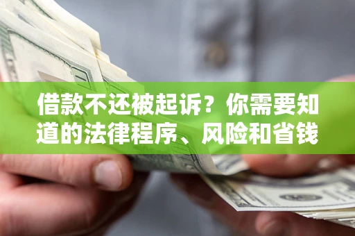 济南借款不还被起诉？你需要知道的法律程序、风险和省钱技巧